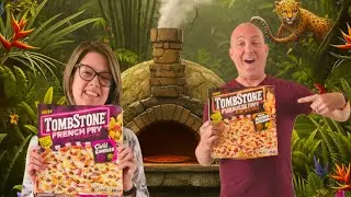 Tombstone NEW French Fry Pizza Review: Is the Crust ACTUALLY Like French Fries??😲😲