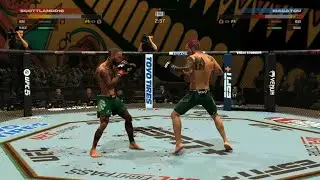 EA SPORTS UFC 5 Chito 12 to 6 elbow combo KO
