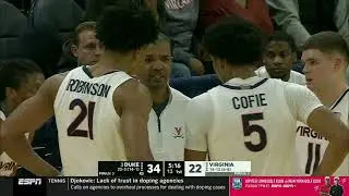 Play stopped in Duke-Virginia game as fan is ejected