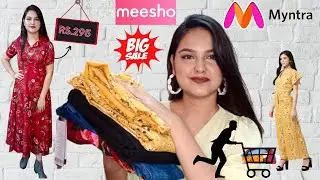 **WOW** Meesho Dresses , Myntra Jeans Haul Under Rs. 500 II Starting From Rs. 295 IISale Upto 80%
