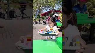 Build-A-Boat at Legoland California / Lego Boat Race #shorts #buildaboat #legoland