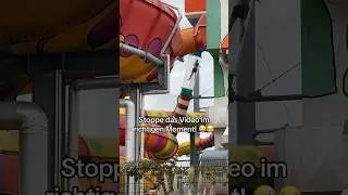 Doppel-Looping-Rutsche im Miramar Weinheim 😳 #Slide #Rutsche #Glas #Fall