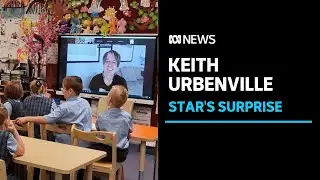 Keith Urban's surprise video call to Urbenville Public School brings tears of joy | ABC News