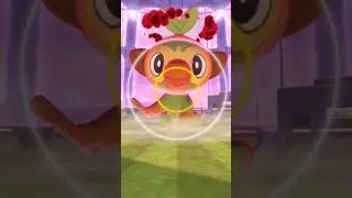Pokemon Go caught a dynamax Grookey