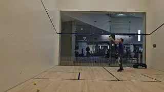 Tennis serve improvement. Feel hitting left to have correct contact and pronation and body sideways.