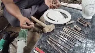 Power Stone Carving Set Chisels, Pneumatic Chisel, Rasps,  Files, Hammers, Craft Knives and Blades