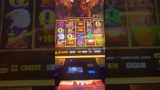 Massive High Limit Buffalo Link Slot Machine Jackpot on $100 Bet Bonus
