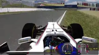 rFactor f1 2014 Spain hotlap