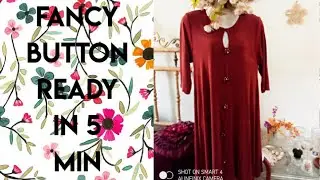 very easy fancy button making at home Look and carry