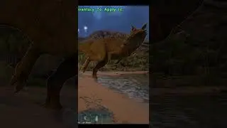 Карха на сервере Легко приручить детенышем Рекса #arksurvivalevolved #carcharodontosaurus