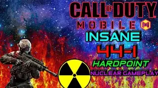 Call Of Duty Mobile Insane 44-1 Nuclear Hardpoint Gameplay