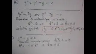 équation différentielle ( 2nd ordre ) - 2