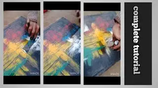 How to make modern abstract style background for Calligraphy Painting by Abdul Qadus Calligrapher 