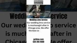 Luxury Wedding Limo Service in Chicago 💍🚘 #shorts #trending #viral #chicago #limousine #limousinecar