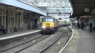 5M43 57313 & 57316 Southall Wcr to Crewe Down Refuge Siding