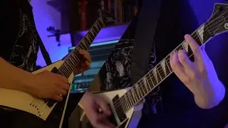 Omnium Gatherum - Ego - guitar cover - Tab in the description, lyrics in subtitles