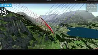 Glider Sim - Hang Gliding Physics Prototype Test 1