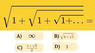 Una radice annidata infinita | sqrt (1 + sqrt (1 + sqrt (1 +....)))