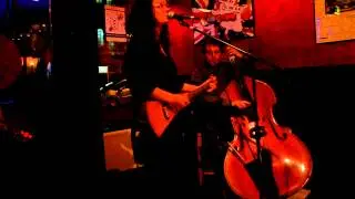 I shot him down &copy; 2012 by Danalyze @ Jetlounge ASG open mike 6-3-2012 with double bass jaap cohen