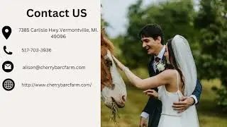 Outdoor Wedding Venues in Michigan   Cherry Barc Farm