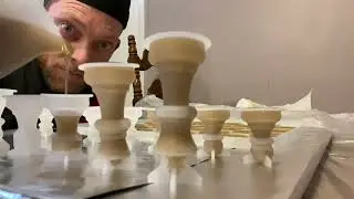 How To Make A Chess Board | Epoxy Resin | Chess ♟ Board & Pieces