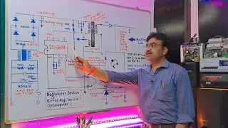 SD6834 SMPS POWER SUPPLY Regulator Section Error Section Full Details Working Principle 🔥