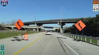 Metro Detroit, Michigan US-23 NB to I-96 EB to I-696 EB to I-75 NB