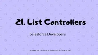 21. List Controllers