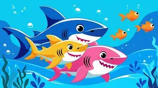 🐳 Tiburón Bebé Dance 🦈 Música con Ritmo 🎶 Canciones Infantiles