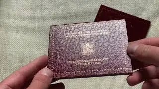 Посылка из Ватикана. Монеты из Ватикана 2 Евро 2021 Данте Алигьери #ватикан #монеты #нумизматика