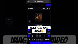 Convert image to 3d video free #shortsfeed #trending #3d