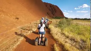Have some fun and cruise around Uluru on a Segway