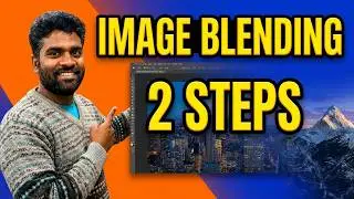 Blend an Image in 2Steps. #manipulation    #photoshop #fcpxtutorial