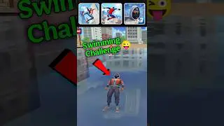 Swimming🏊 challenges In Sf3 🆚 SFH 🆚 RFA #spiderfighter3 #gaming #spiderman #shorts