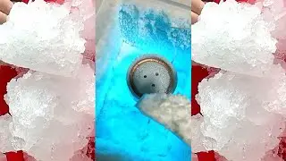 ASMR HARD ICE EATING / CRUSHED ICE / THIN ICE / FREZEER FROST. ICE EATING