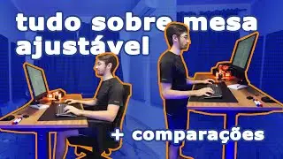 Vale a pena uma mesa el&eacute;trica? [V&iacute;deo n&atilde;o patrocinado] - mesa geniodesk e outras