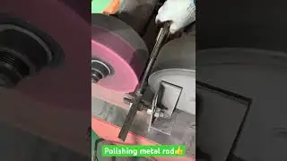 Полировать ржавый металлический стержень стало проще👍