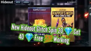 Free Fire New Hideout Glitch 🤯 Spin 9 💎 Get Free Unlimited Bundle 💯 Problem Solve 😱 New Glitch Event