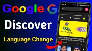 How to change Google discover language || google discover language change#googlediscover#google
