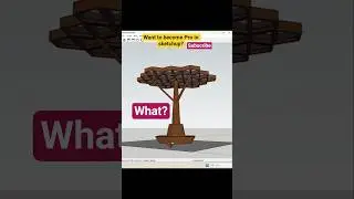Outdoor Seating with Shade Structure in Minutes! | SketchUp Tutorial #sketchup