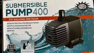 Active Aqua 370 GPH Pond Pump Review
