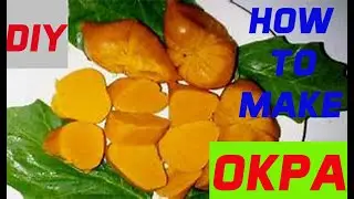 How to make the Nigerian Okpa Wawa. the Enugu state recipe. plain, egg, fish and vegetables