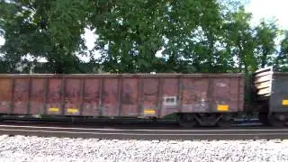 Eastbound slap train with NS 2636 as the leader