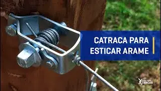 Catraca para esticar arame
