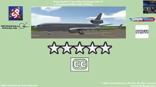 Demonstration of the McDonnell Douglas MD-11F in SimplePlanes (1000 SUBS SPECIAL)