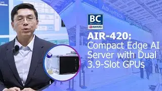 BC Award Winner: The Industry&rsquo;s Most Compact Edge AI Server Supporting Dual 3.9-Slot GPUs, Advantech