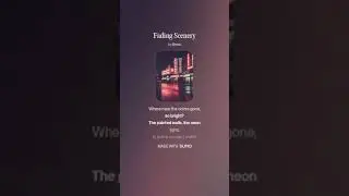 Fading Scenery 🎵 A Song for the Lonely