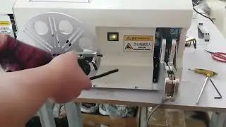 Economic Press Button USB Data Cable Winding & Tying All in One Machine