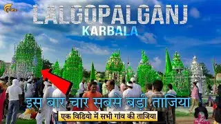 लालगोपालगंज में इस बार चार सबसे बड़ी ताजिया | Lalgopalganj Karbala | Chehlum 2024