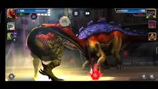 #JurassicWorld : O Jogo | Cenário de Batalha 59 | #Blue #Dilofossauro #Tricerátopo
